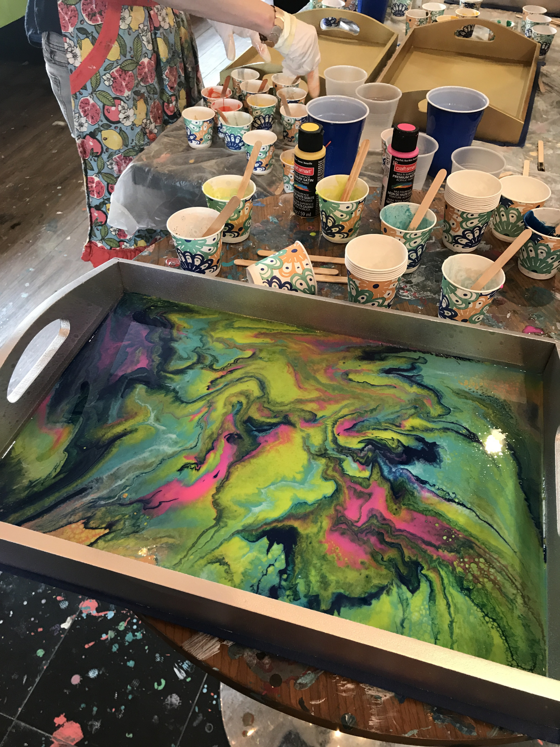 Pour Paint Tray, Hobby Lobby